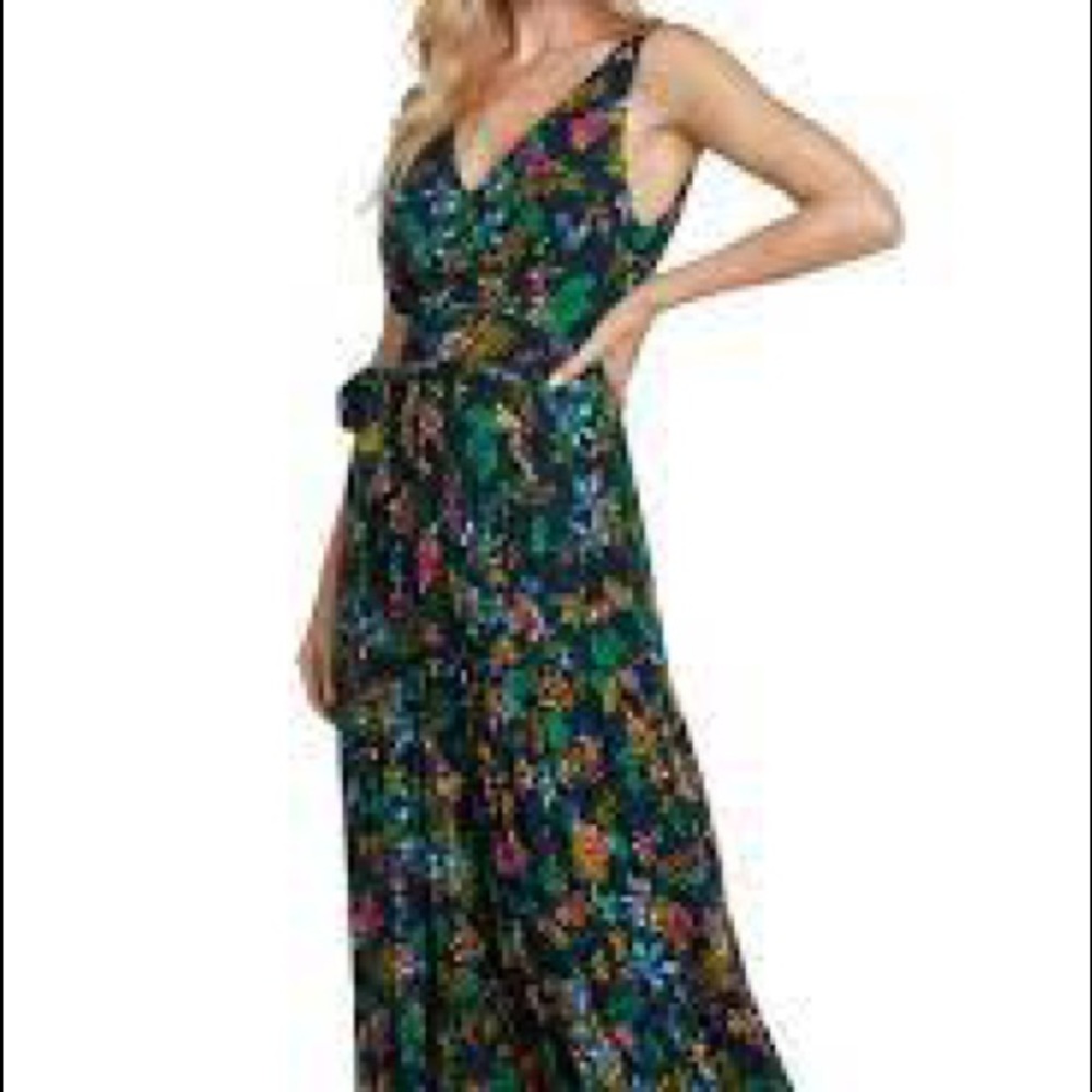 Willow and Clay tropical maxi dress